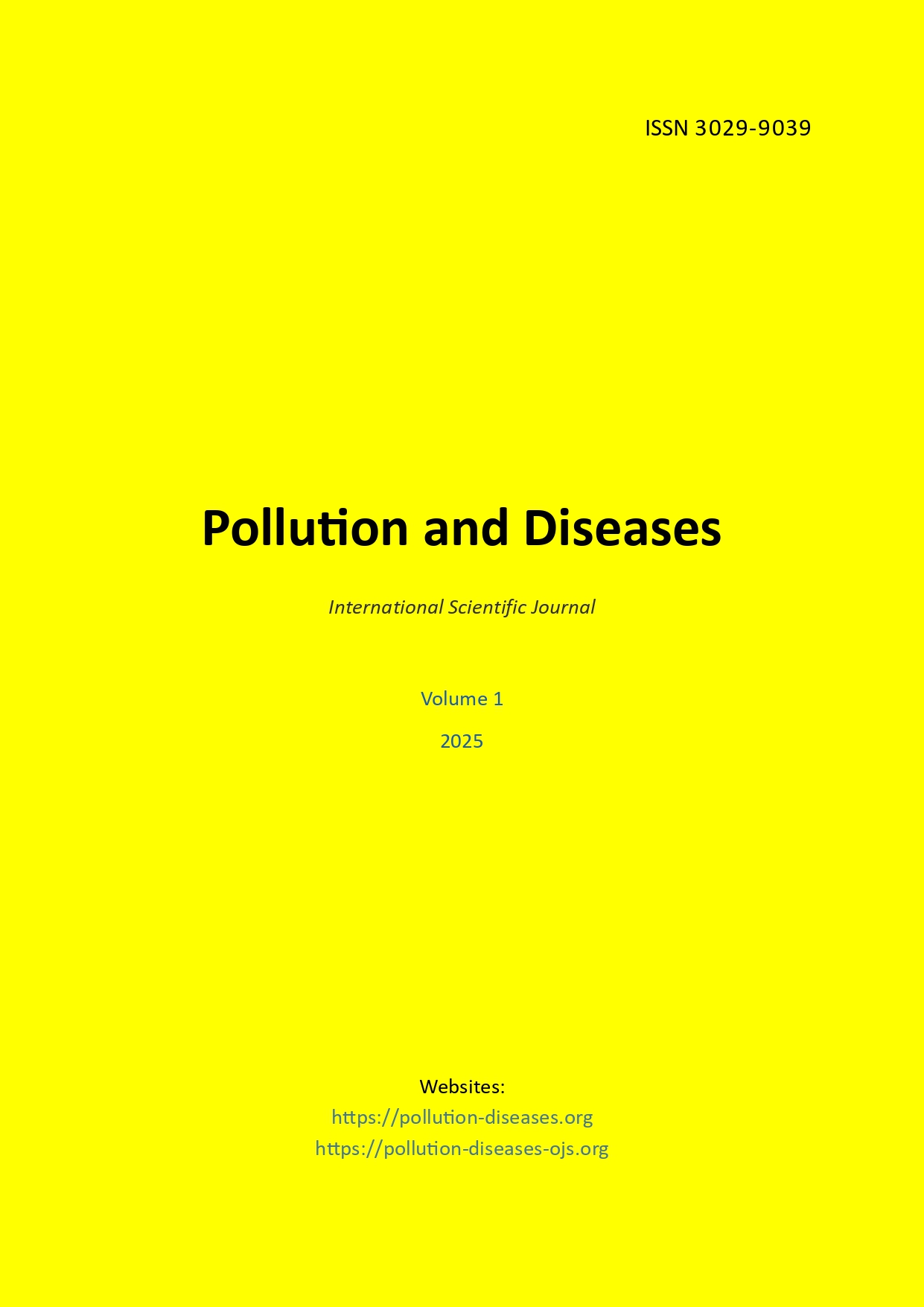 Pollution and Diseases is an international, interdisciplinary journal.